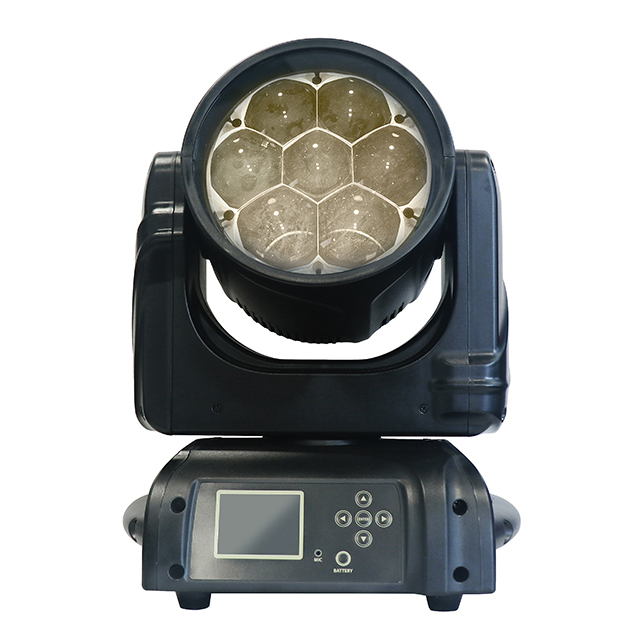 A74HCL 7PC 40W HIGH CRI LED WASH ZOOM HEAD 